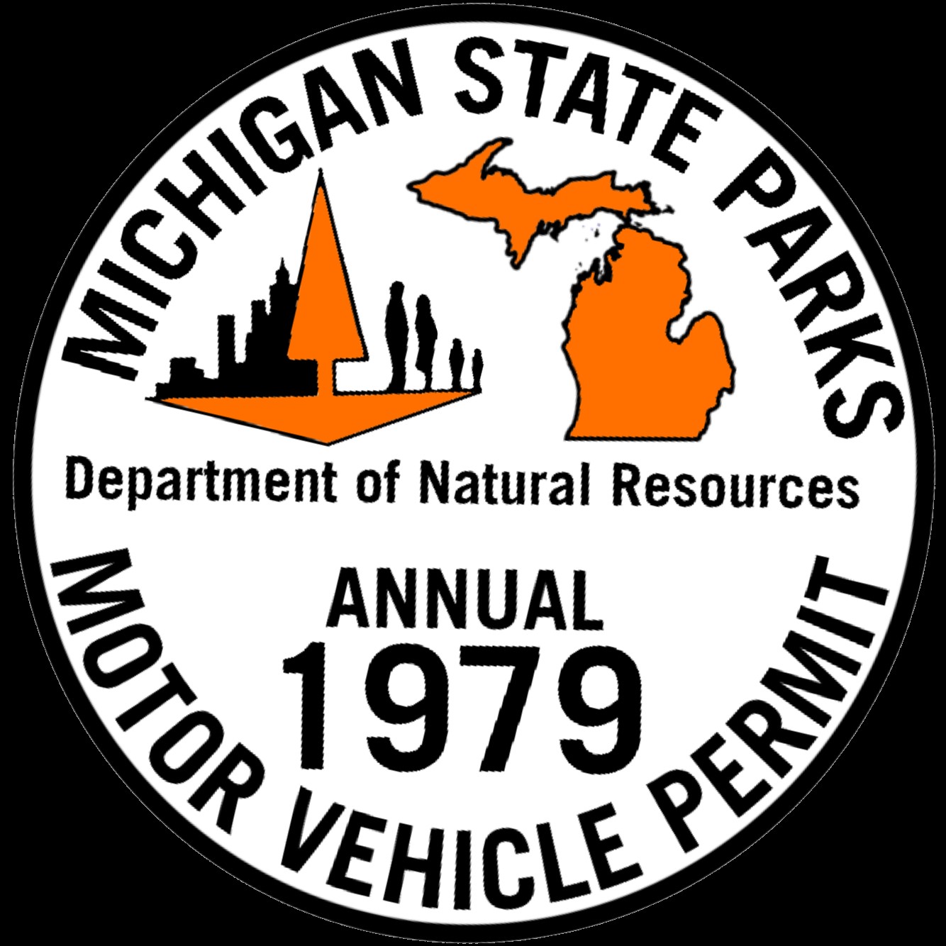 (image for) 1979 Michigan State Parks Motor Vehicle Permit